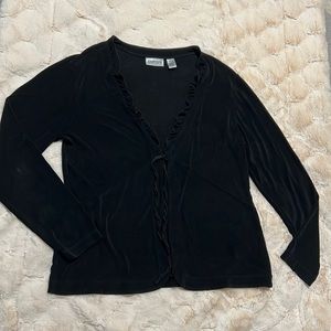 Chico’s Traveler cardigan - Size 2 - black